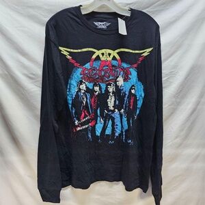 Men's Large Aerosmith Long Sleeve T-shirt NWT